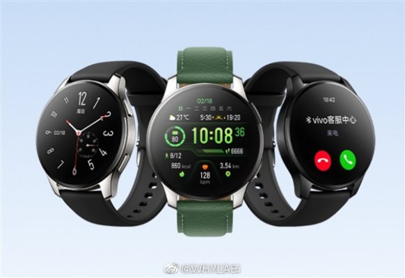 vivo Watch 2手表真机渲染图曝光：支持eSIM通话