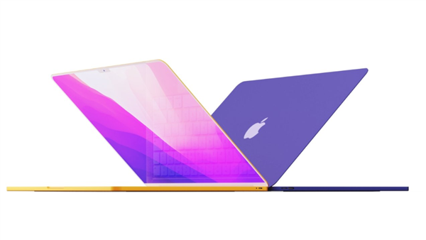 史无前例的设计！新款MacBook Air外形配置大曝光：白色刘海、8款颜色