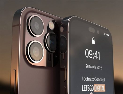 iPhone 14 Pro概念图曝光：感叹号挖孔屏吸睛