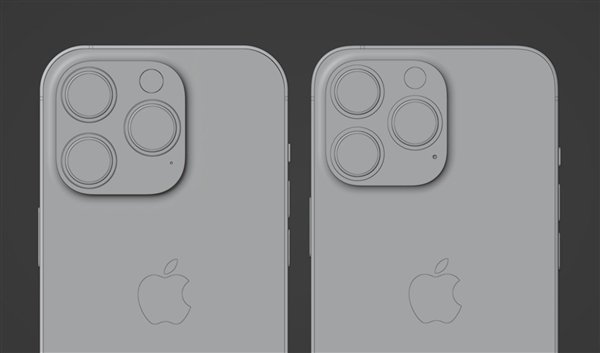 对比苹果13！iPhone 14 Pro新外形曝光