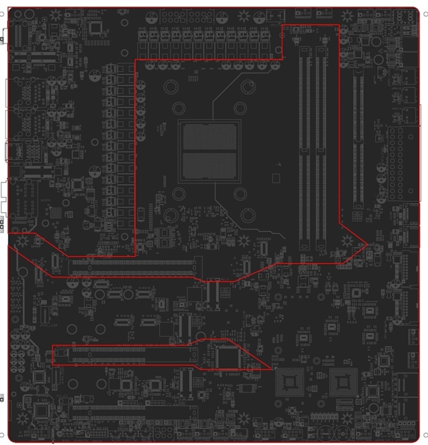 AMD Zen4 X670E主板设计图曝光：瞠目结舌的24+2+1相供电