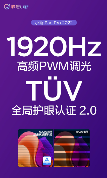 <a href='https://www.lenovo.com.cn/' target='_blank'><u>联想</u></a>小新Pad Pro 2022屏幕核心参数出炉：11.2英寸2.5K高刷屏