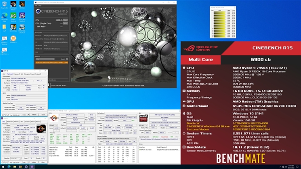 Zen4暴走：锐龙9 7950X单核猛超7.2GHz！八核跑出6.5GHz