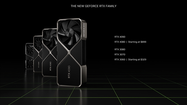 3090不见了！NVIDIA晒最新RTX显卡家族：1.3万4090领衔 你买谁？