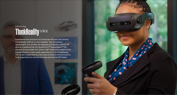 联想发布VR头显ThinkReality VRX：专为元宇宙设计