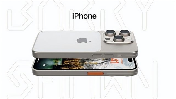 史上首款钛合金手机！<a href='https://www.apple.com/cn/' target='_blank'><u>苹果</u></a>iPhone 15 Ultra渲染图超前亮相