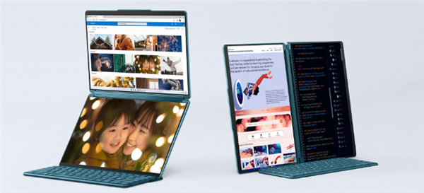 <a href='https://www.lenovo.com.cn/' target='_blank'><u>联想</u></a>Yoga Book 9i双屏笔记本发布：两块13寸2.8K触摸屏