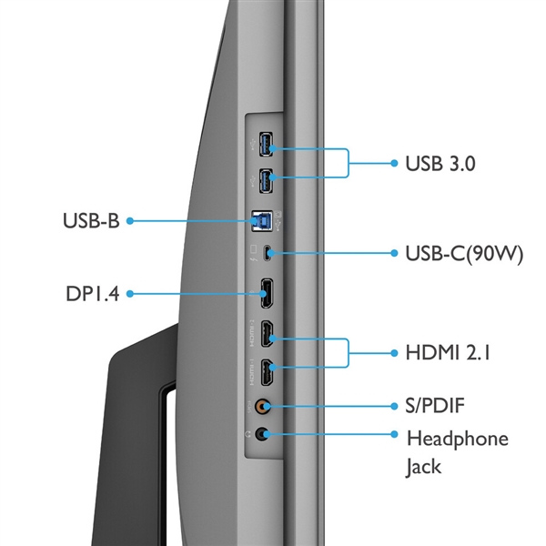 明基推出首款48寸OLED电竞显示器：4K 120Hz、90W反向供电