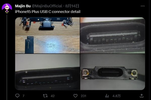 iPhone 15换USB-C口：但苹果跟安卓划清了界限