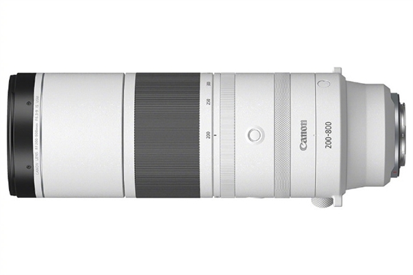 1.39万元 佳能发布RF 200-800mm F6.3-9 IS USM镜头