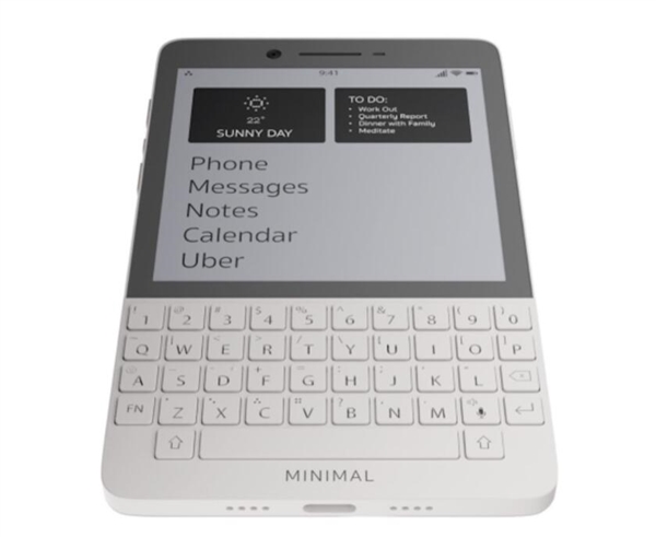 Minimal Phone上市：E Ink水墨屏、配备小键盘