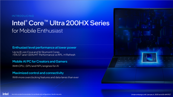 Intel酷睿Ultra 9 275HX性能曝光！单核略逊于i9-14900HX