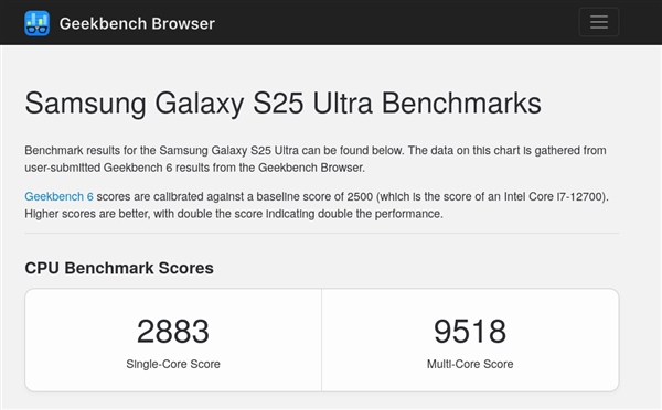 3nm＋AMD GPU！三星Exynos 2500首次跑分：在高通面前还是弟弟