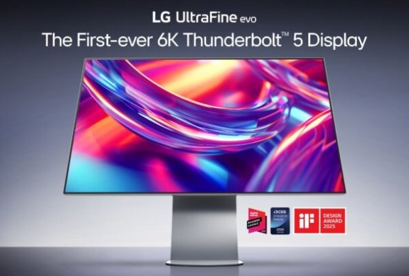 全球首款！LG推出6K雷电5显示器