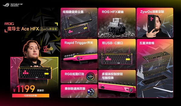 ROG新品超玩会火热开启 高品质外设齐上阵！