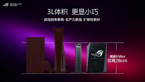 X3D阵营新形态来临！ROG 魔霸9 Mini电竞迷你主机开启预售