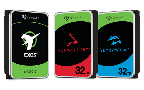 希捷发布三款全球最大32TB硬盘：CMR＋HAMR双剑合璧