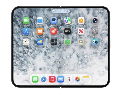 首款真全面屏iPhone！苹果折叠屏iPhone Fold渲染图出炉