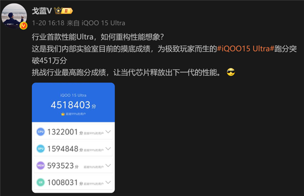 2026年首款性能Ultra！iQOO 15 Ultra前瞻：性能激进