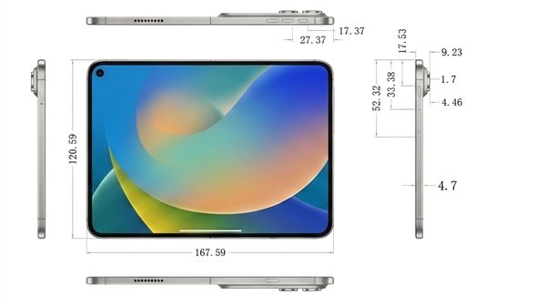 史上最薄iPhone来了！iPhone Fold参数新鲜出炉