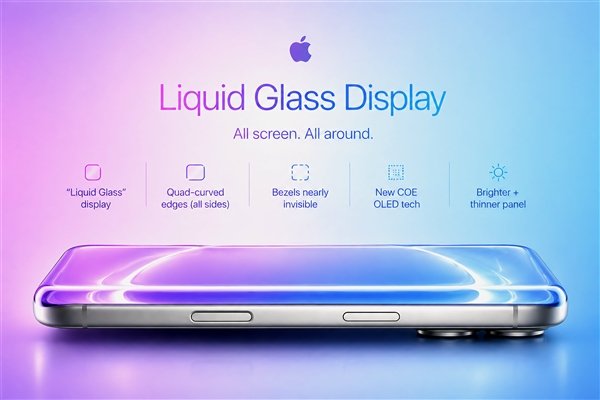 苹果首款曲面屏手机！iPhone 20 Pro系列来了