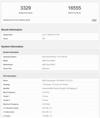 AMD Zen6处理器跑分还再涨！同核心提升达35%