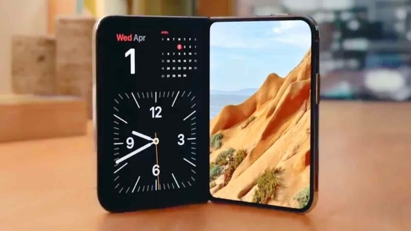 <a href='https://www.apple.com/cn/' target='_blank'><u>苹果</u></a>iPhone Duo六种使用模式解析 全靠铰链角度自动切换