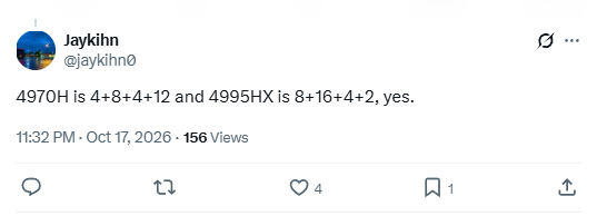 移动端性能猛兽！酷睿Ultra 9 4995HX规格流出